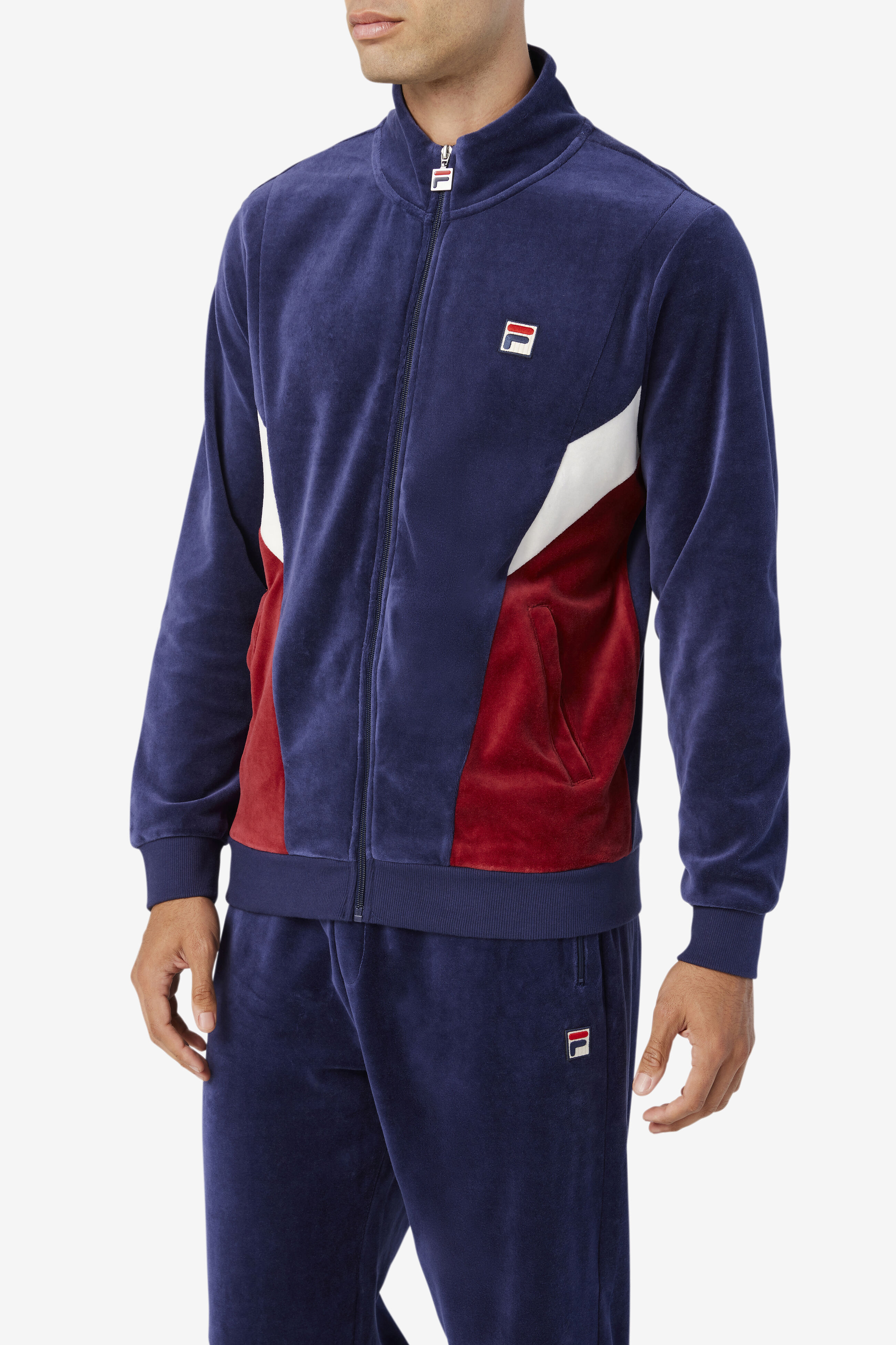Velour fila jacket clearance