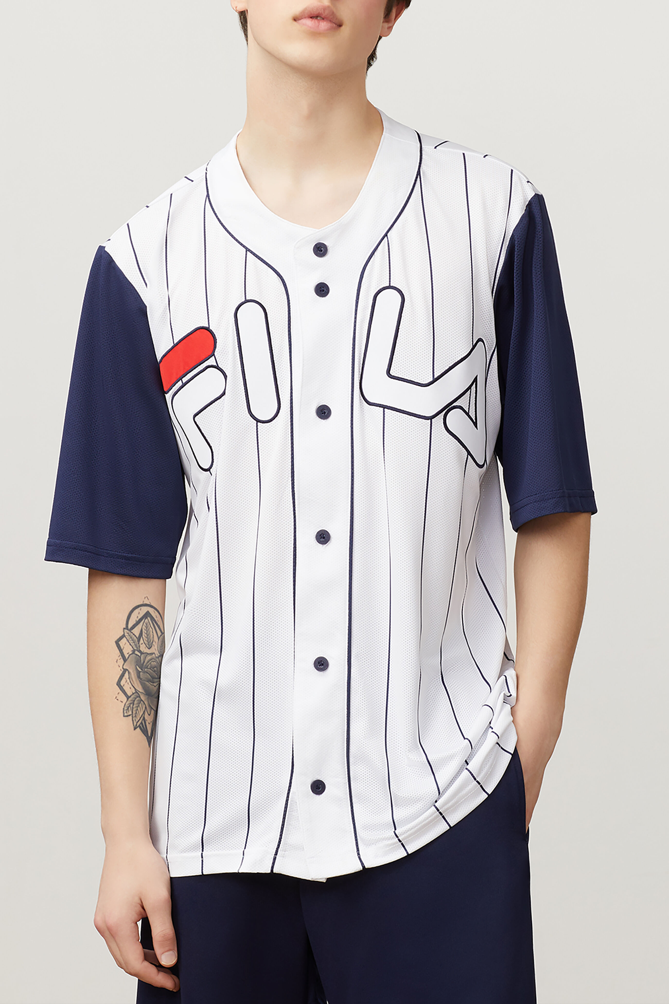 Fila baseball jersey mens 2025