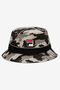 CAMO BUCKET HAT WITH F BOX