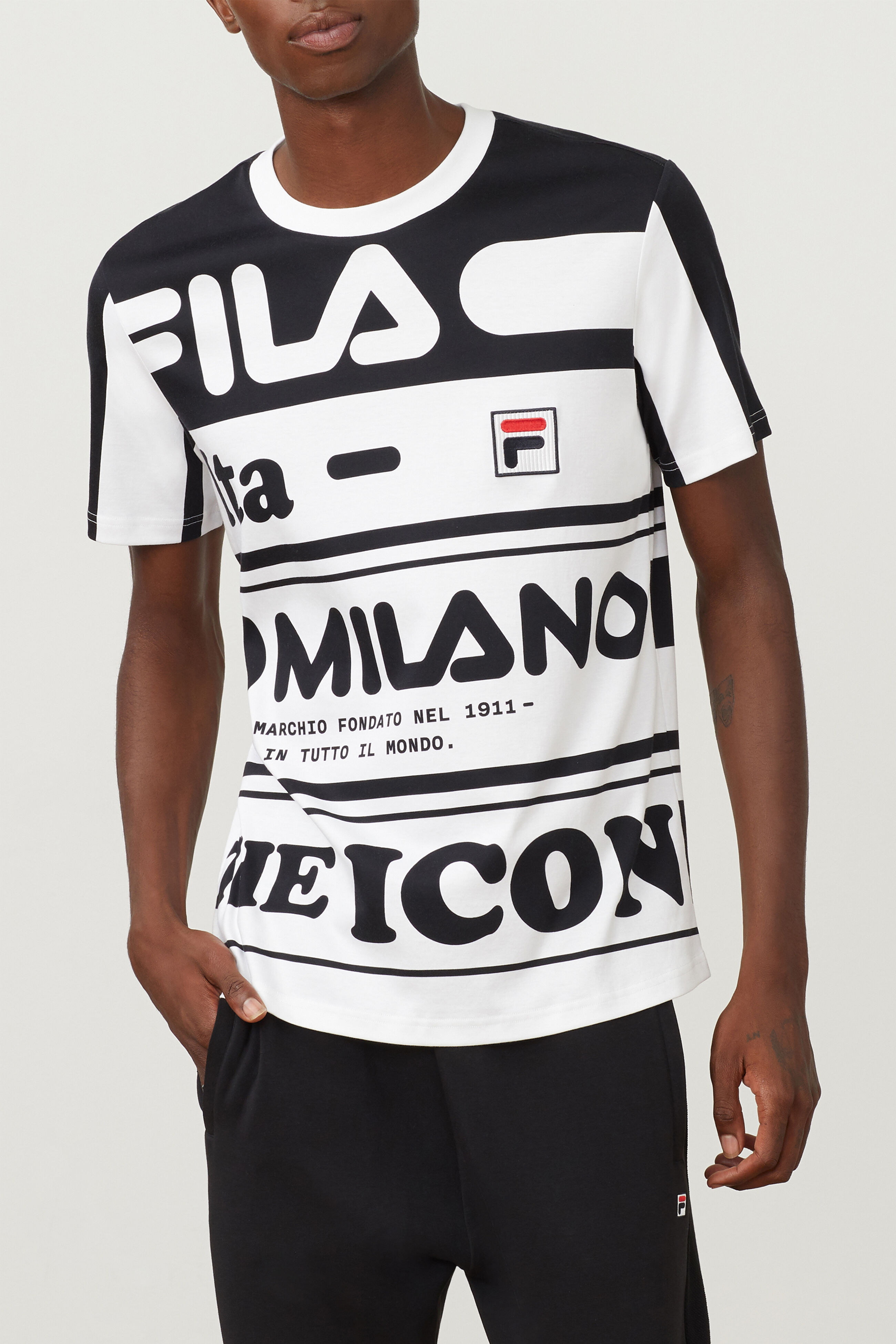 Fila all over 2025 print t shirt