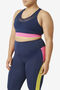 UPLIFT RACERBACK BRA TOP/NAVY/5XLarge