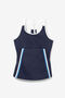 110 YEAR RACERBACK TANK/NAVY/WHT/MARN/Large