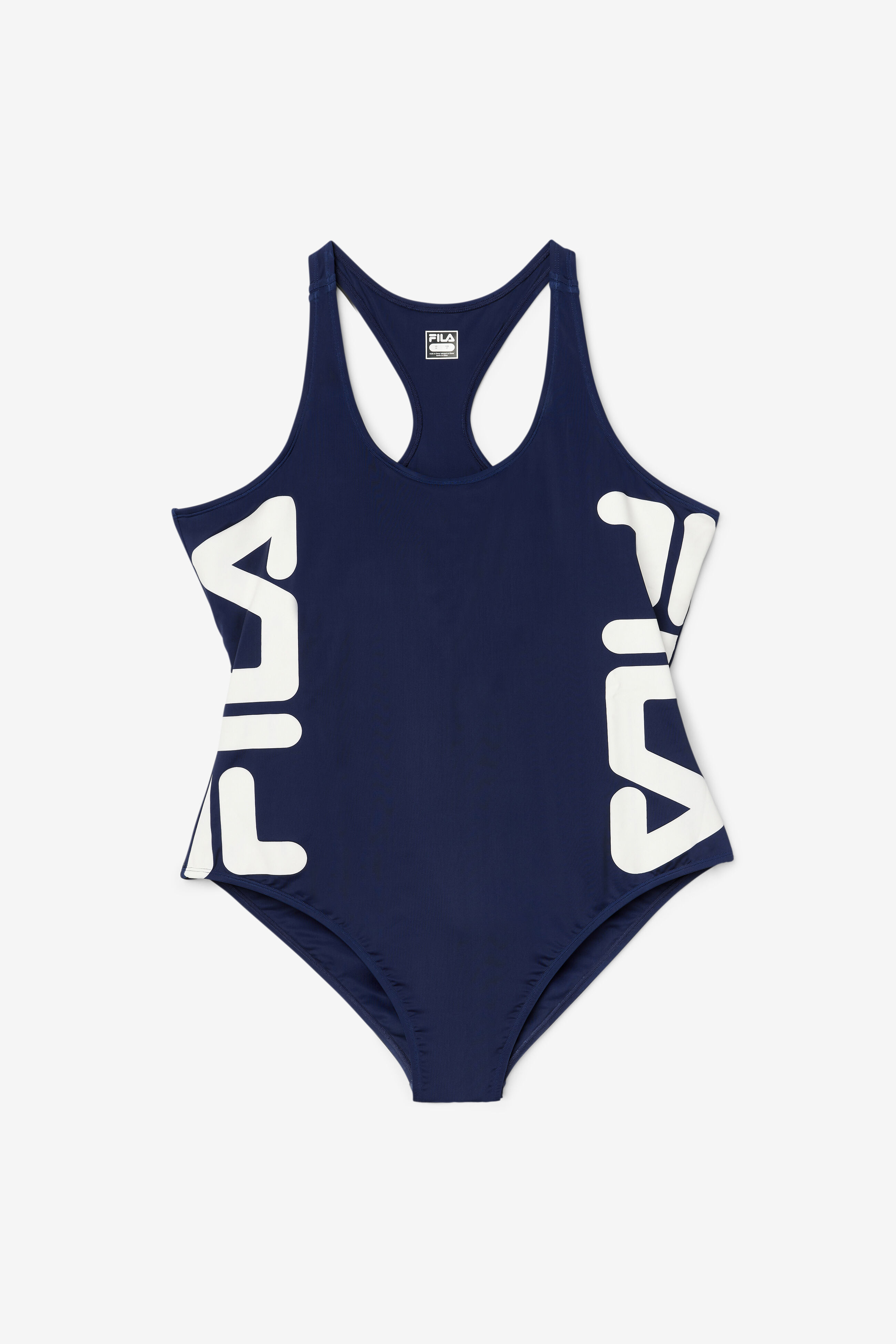 Fila logo clearance zip swimsuit