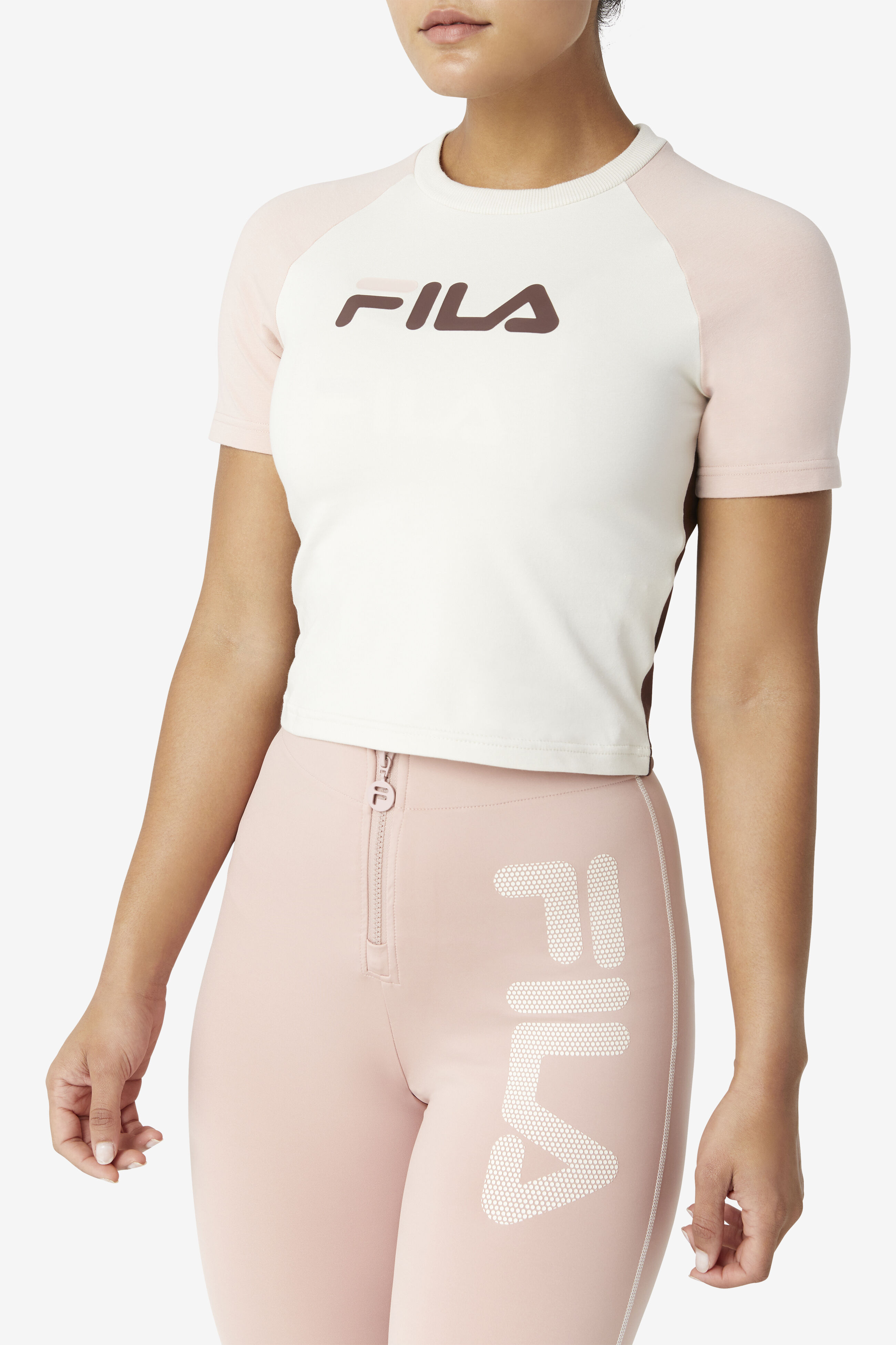 Fila shirt shop crop top