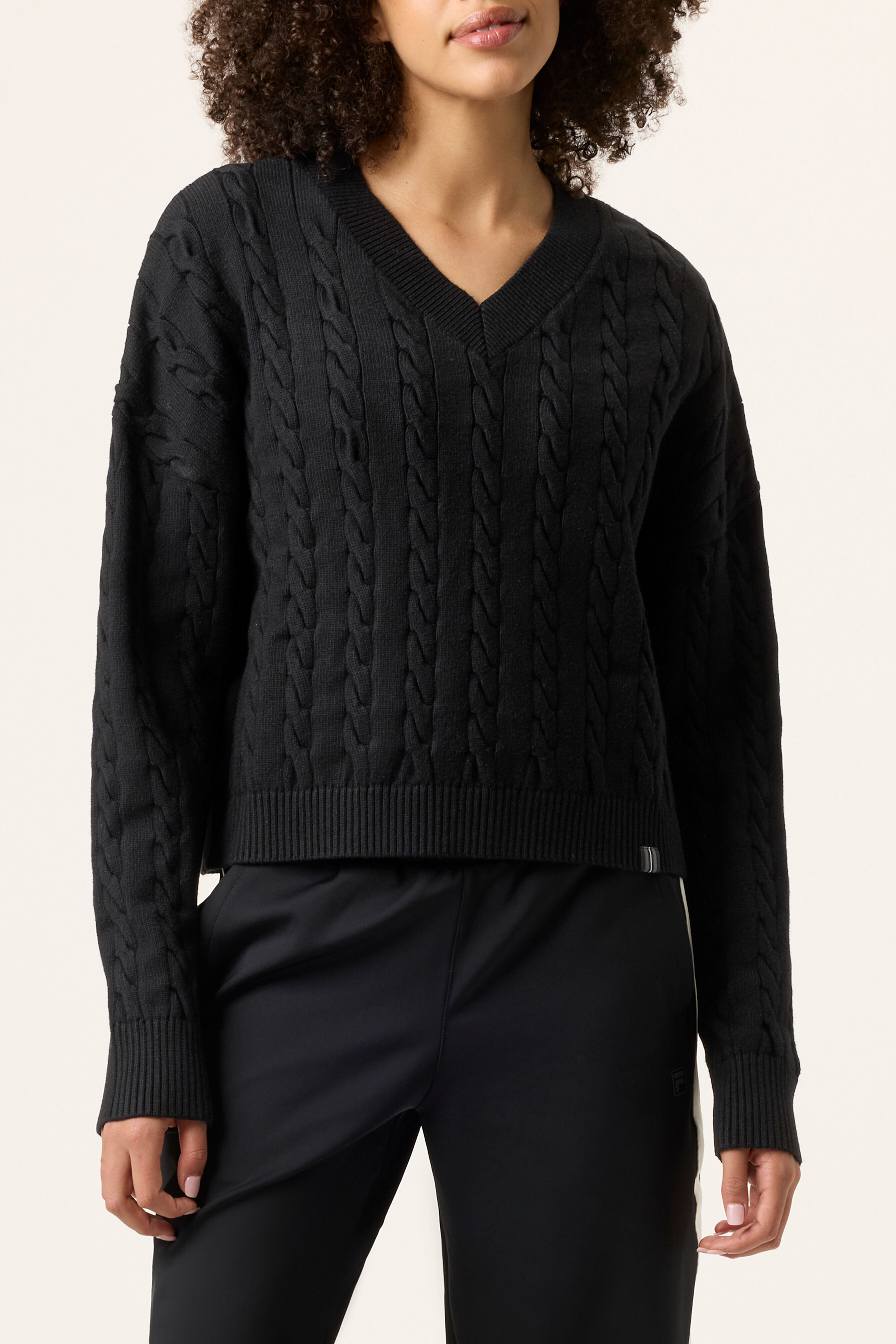 Baseline Chunky V Neck Sweater