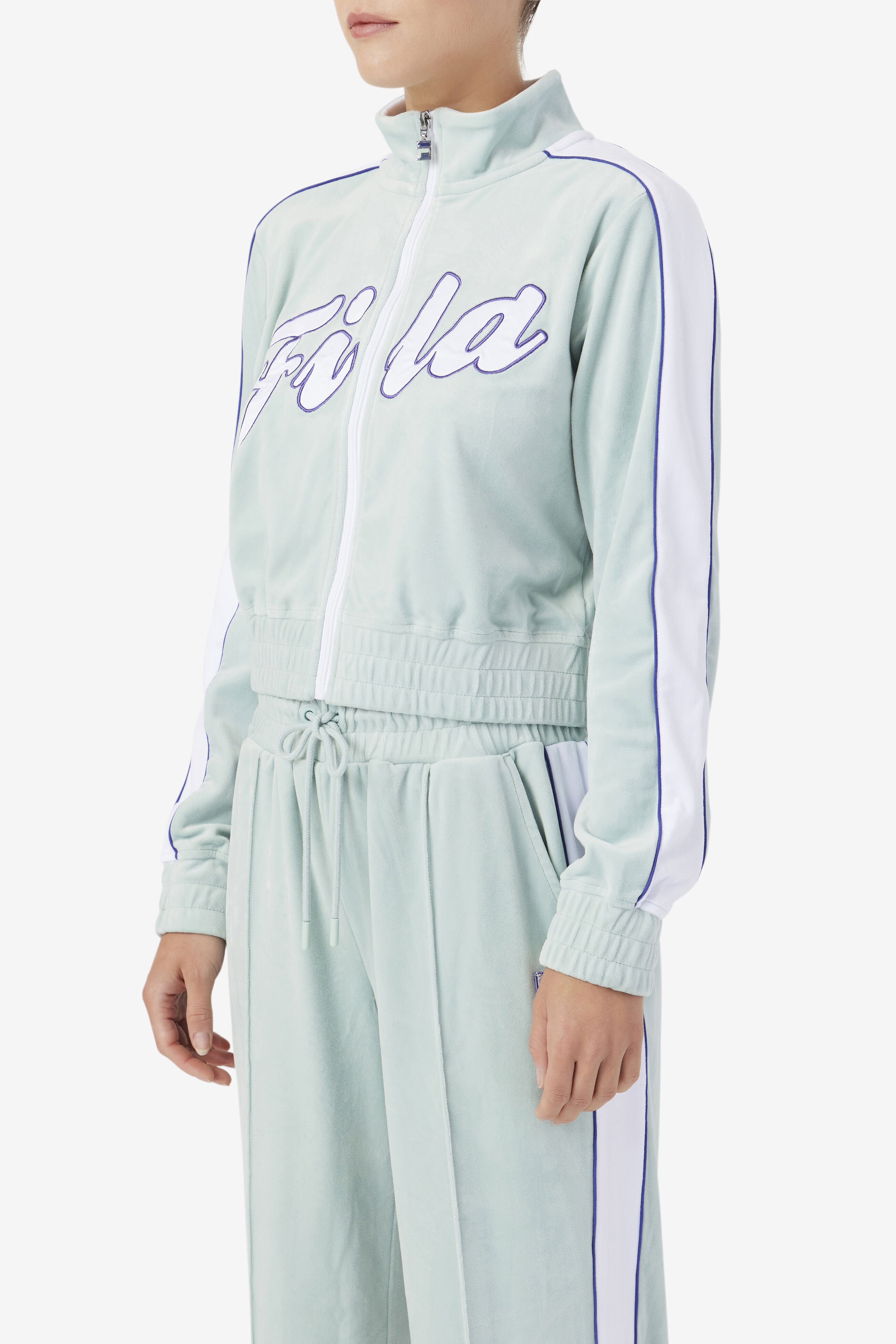 Velour fila tracksuit online womens