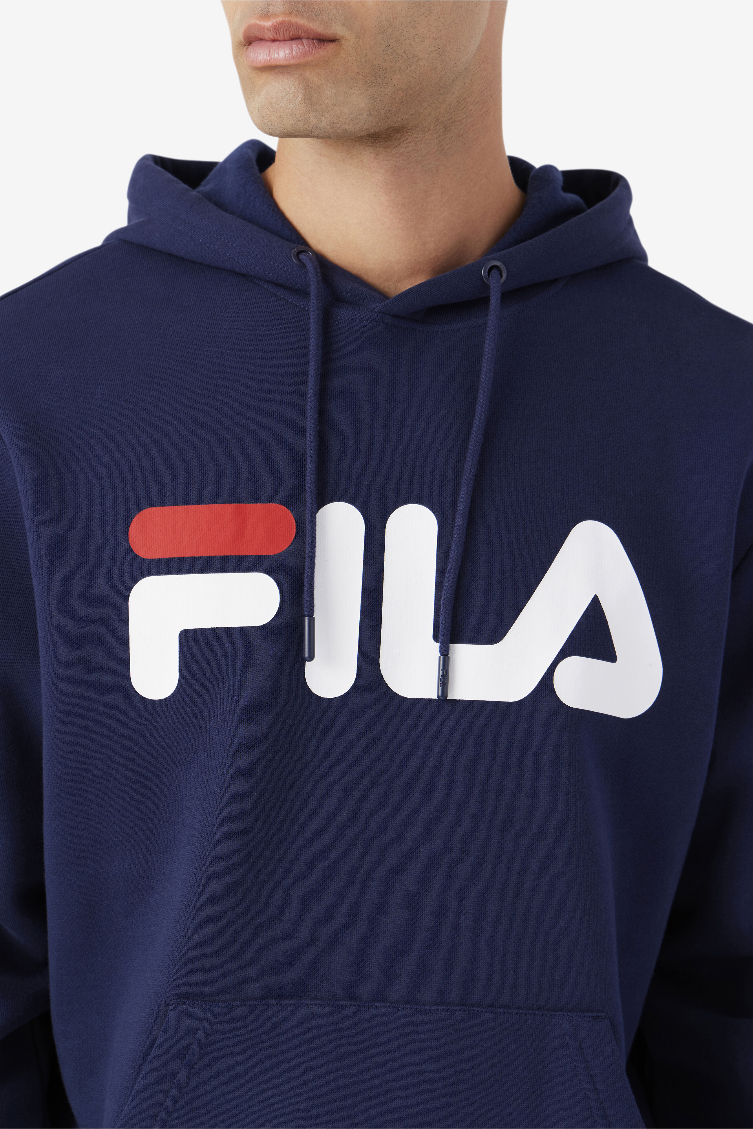 Fila tie outlet waist logo hoodie