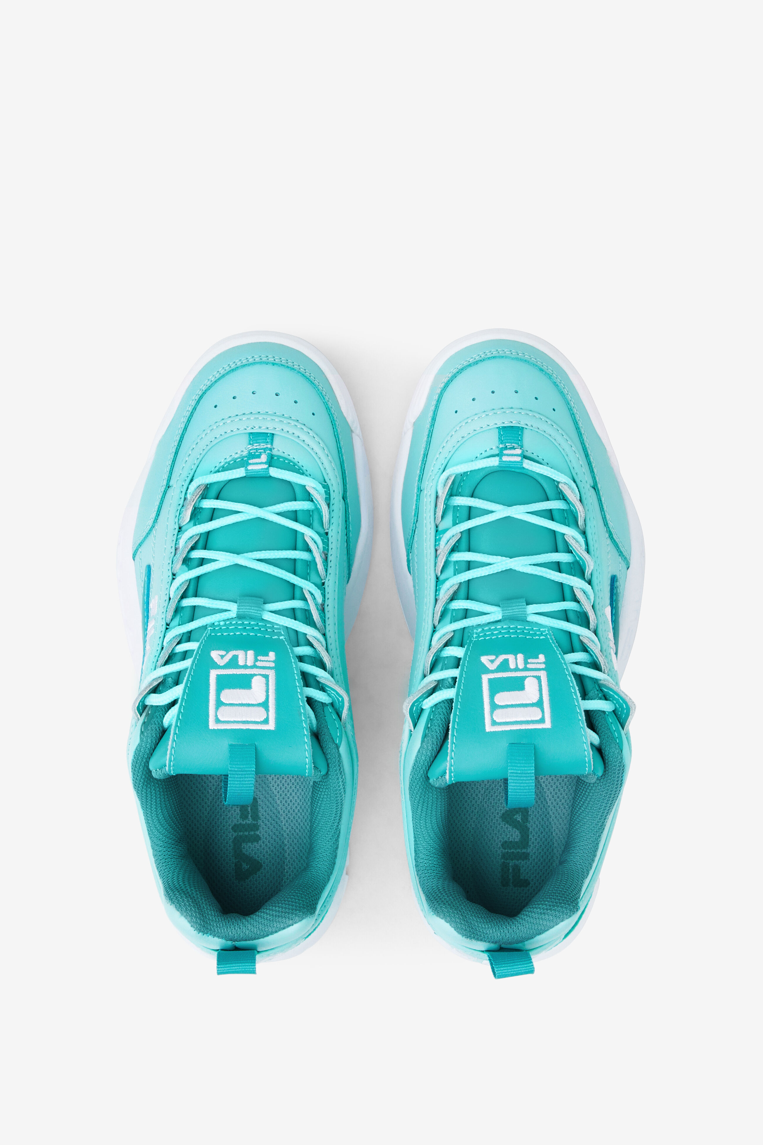 Fila disruptor shop bleu turquoise