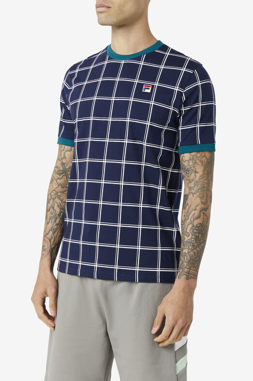 SLATE WINDOW PANE RINGER/PEAC/SHSPC/WHT/Large