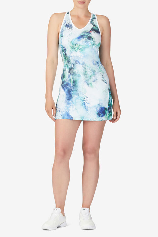DEUCE COURT PRINTED DRESS
