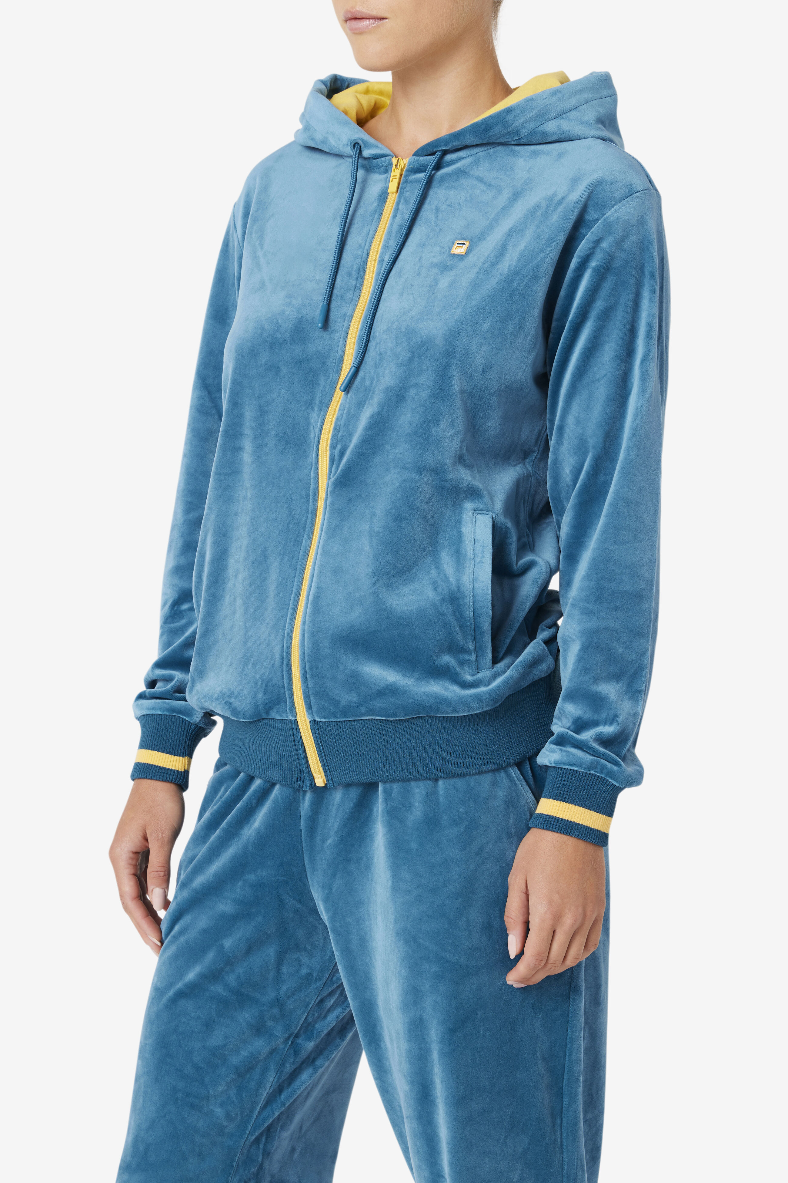 Tove Full Zip Velour Hoodie Fila
