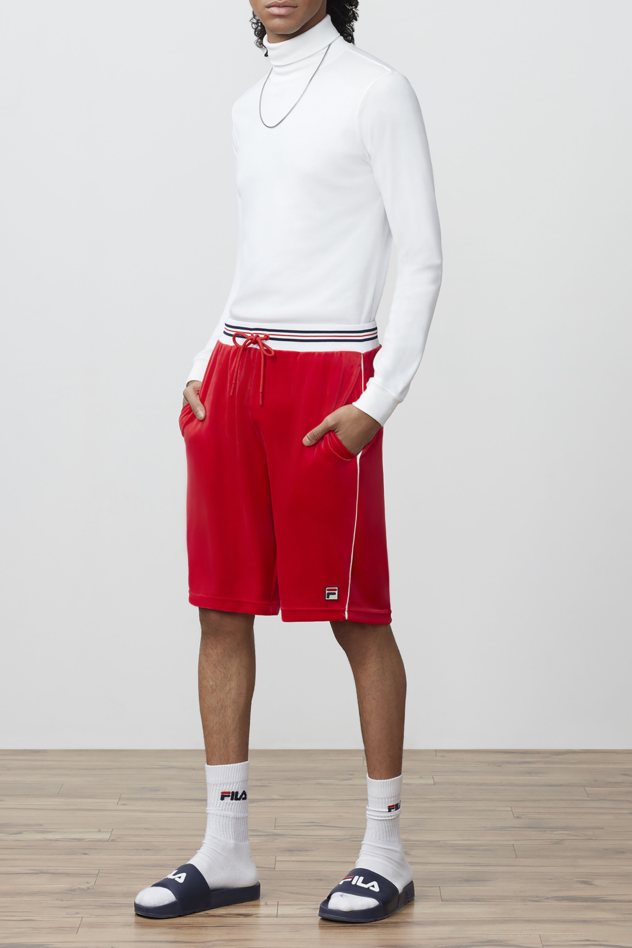 Cristaudo velour short clearance