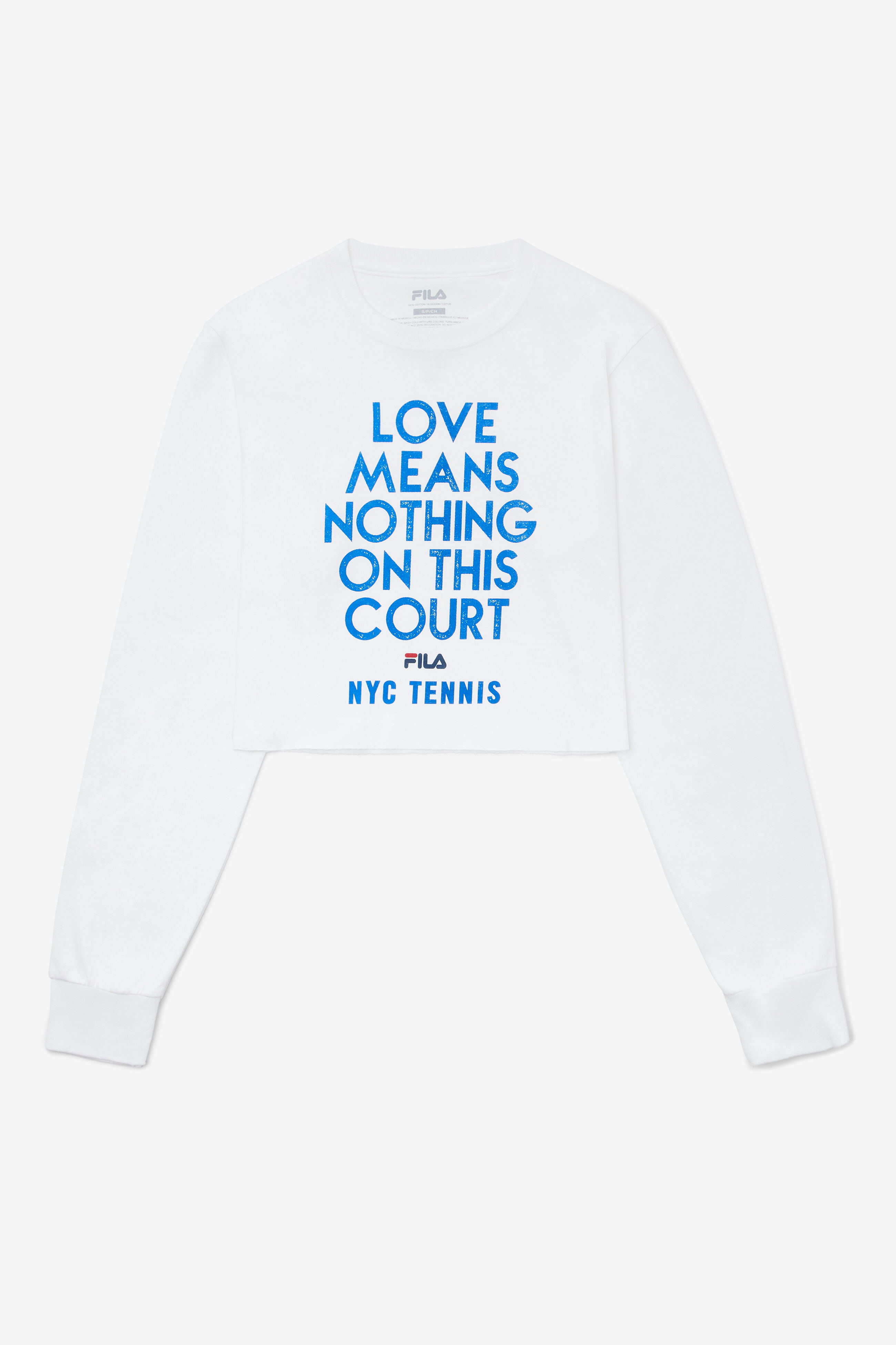 Cropped fila cheap t shirt