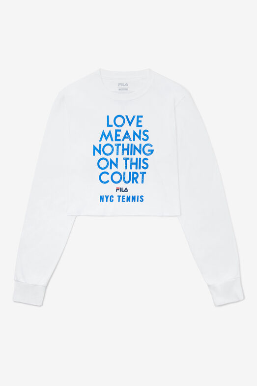 NYC LOVES MEANS CROPS L/S