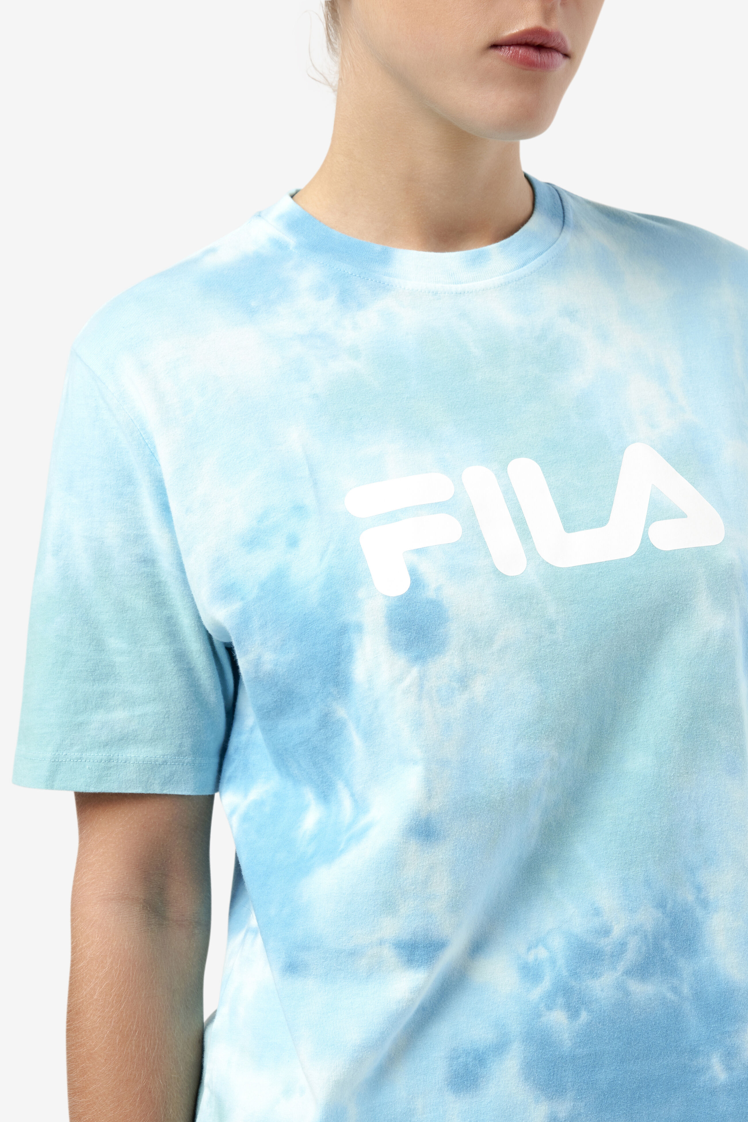 Light blue fila shirt sales