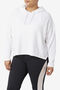 FI-LUX CROPPED HOODIE/WHITE/1XLarge
