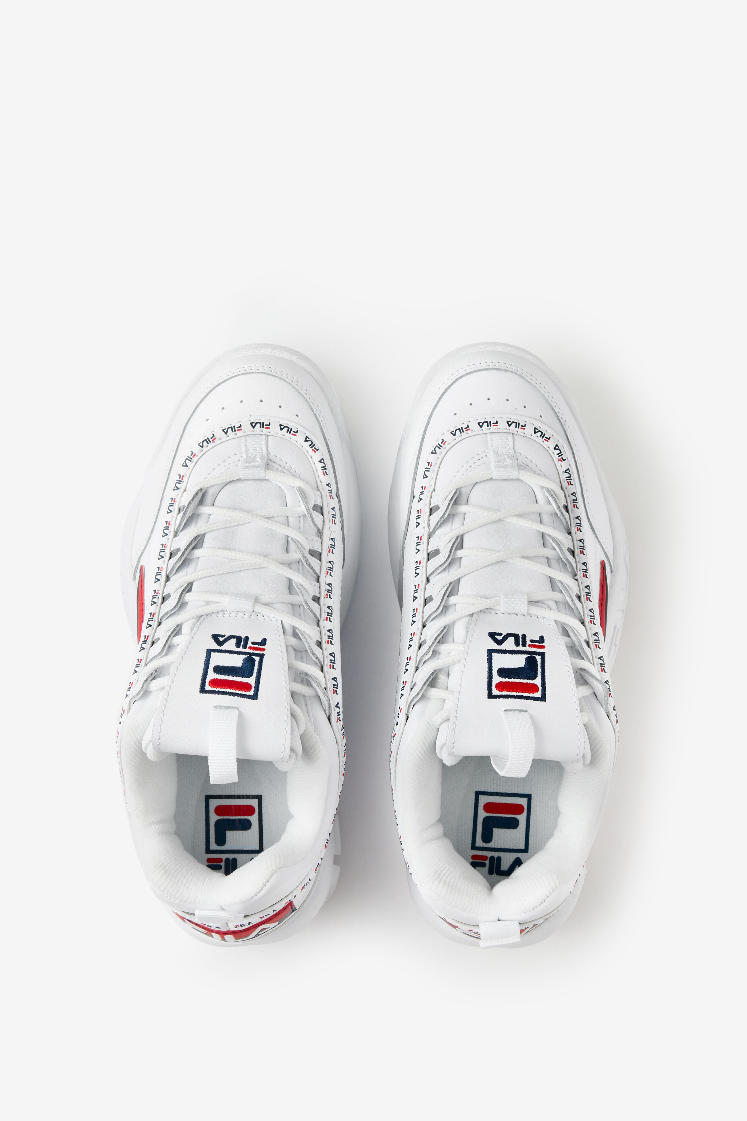 Fila disruptor repeat white hot sale