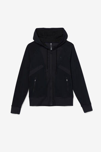 FI-LUX TEXTURE FULL ZIP HOODIE/BLACK/Medium