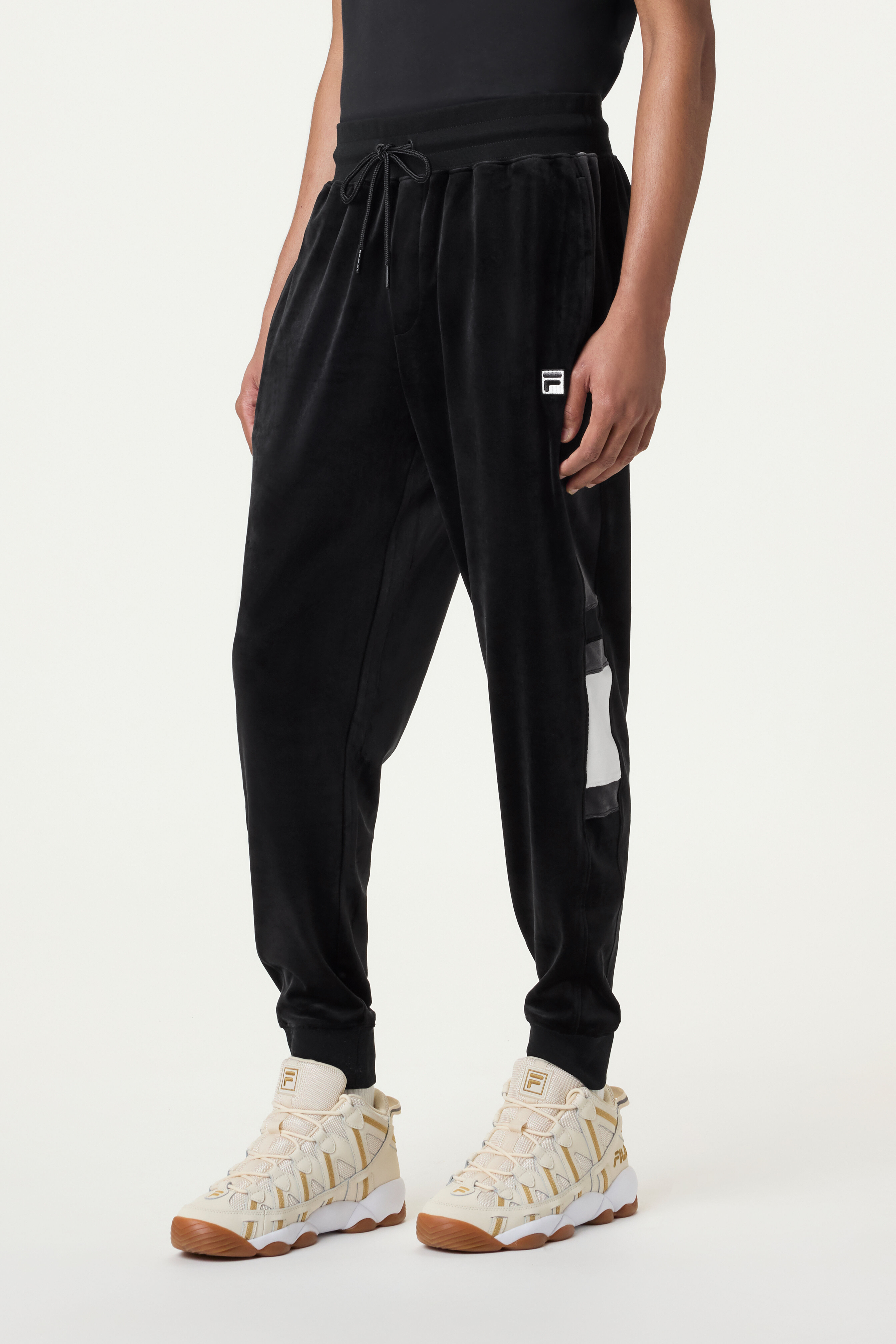 Fila kaiden velour track pants hot sale