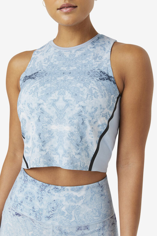 UPLIFT ATHLETIC CROP TOP/BLUFG/BLK/Extra Small