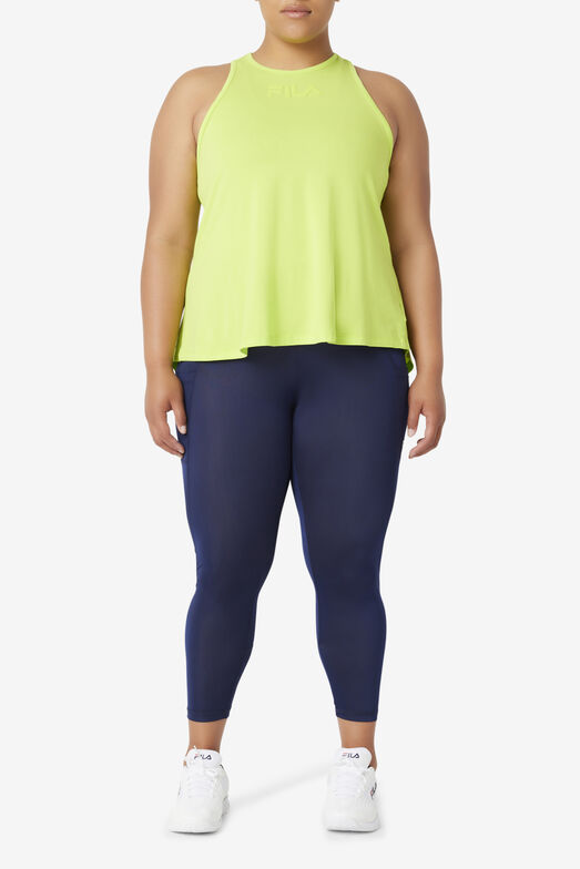 SASSY SINGLET/ACIDLIME/1XLarge