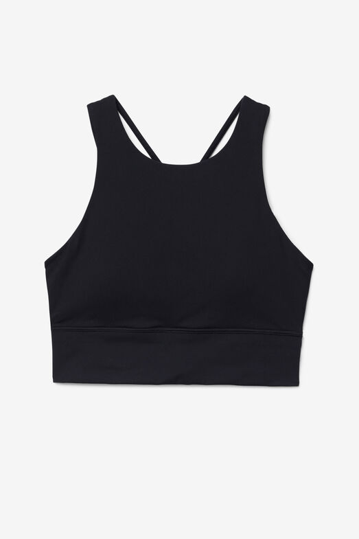 UPLIFT HIGH NECK SPORTS BRA/BLACK/Large