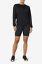 FI-LUX LONG SLEEVE TOP/BLACK/Medium