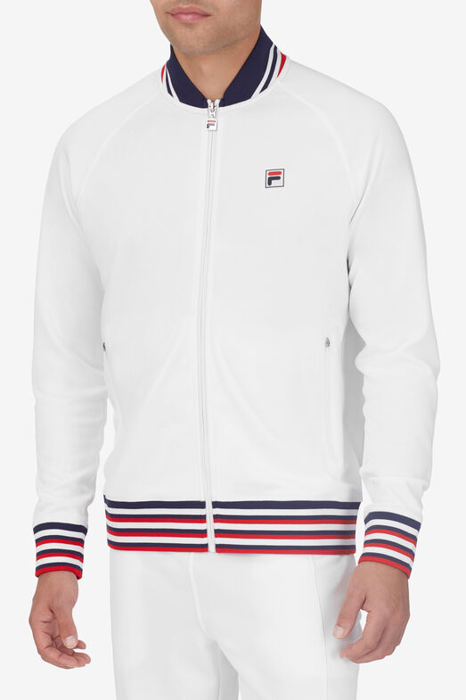 Heritage White Track Jacket Fila