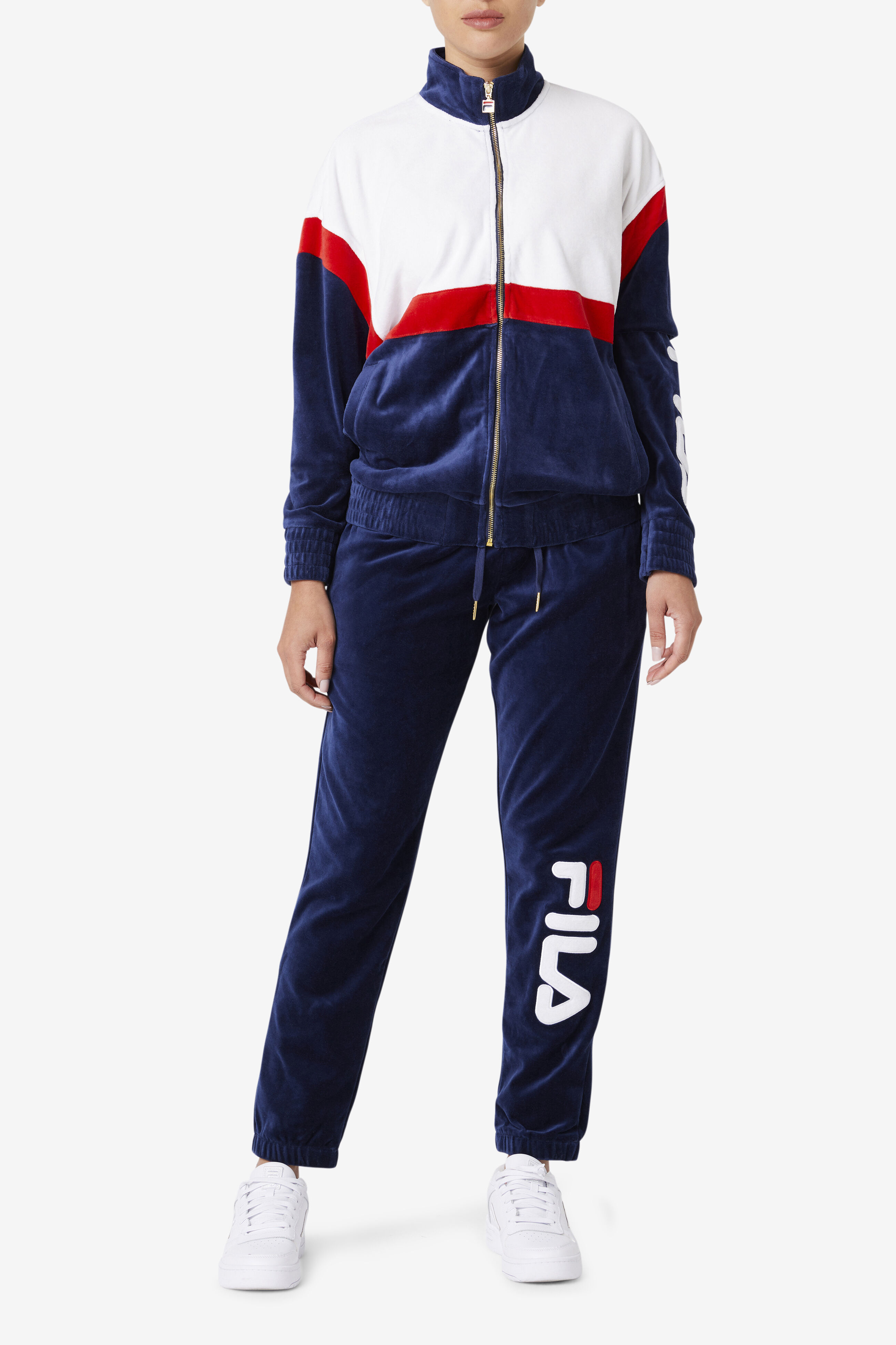 Velour fila tracksuit online womens