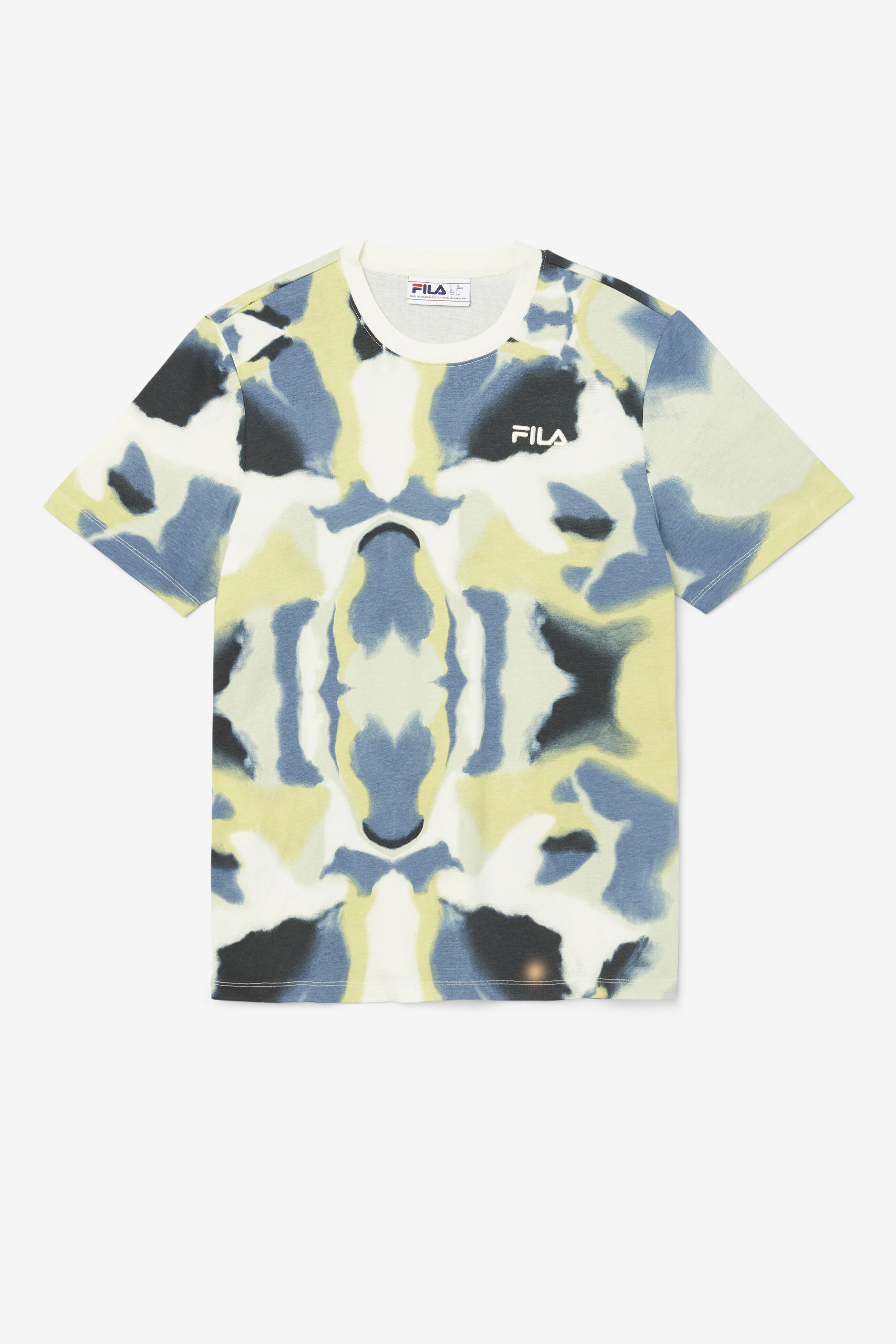 Yellow and blue fila shirt sales