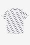 DIAGONAL TEE/WHT/BLK/Extra large