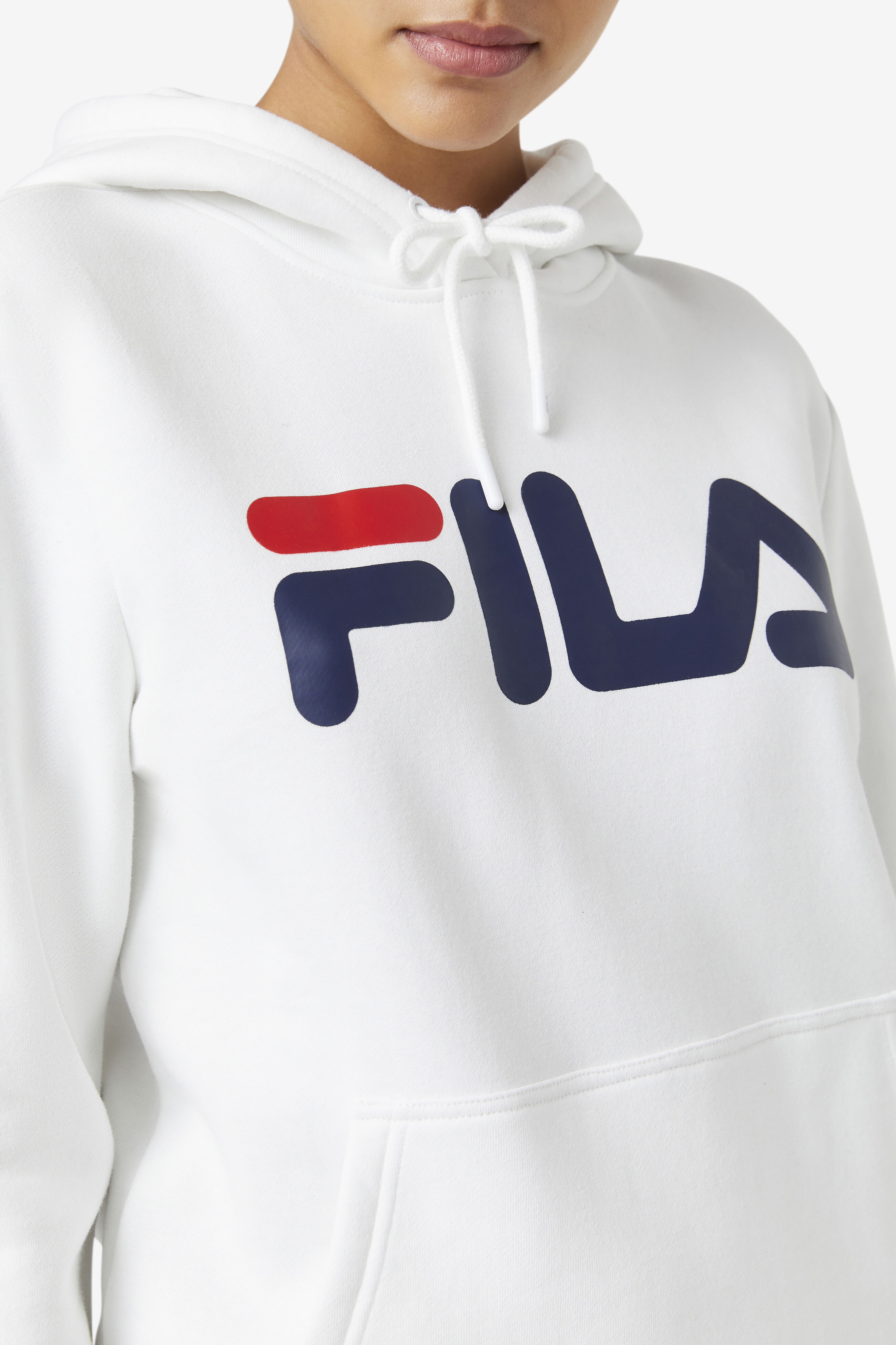 Fila white hoodie store women's