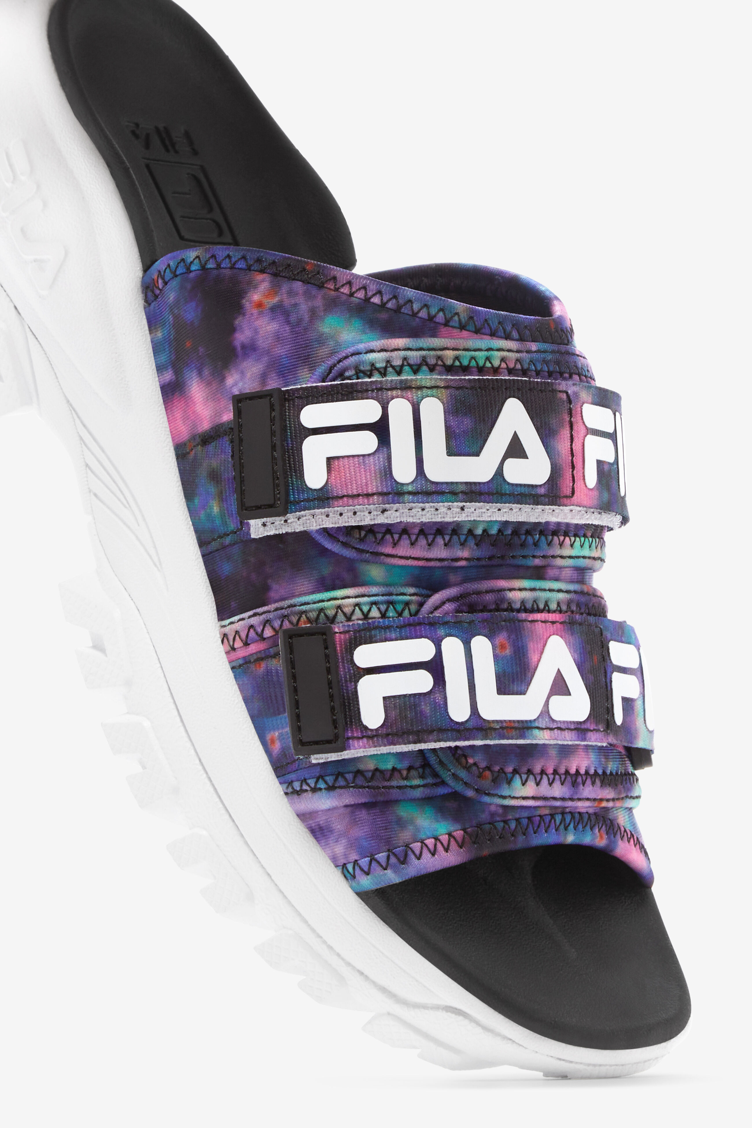 Fila hot sale slides holographic