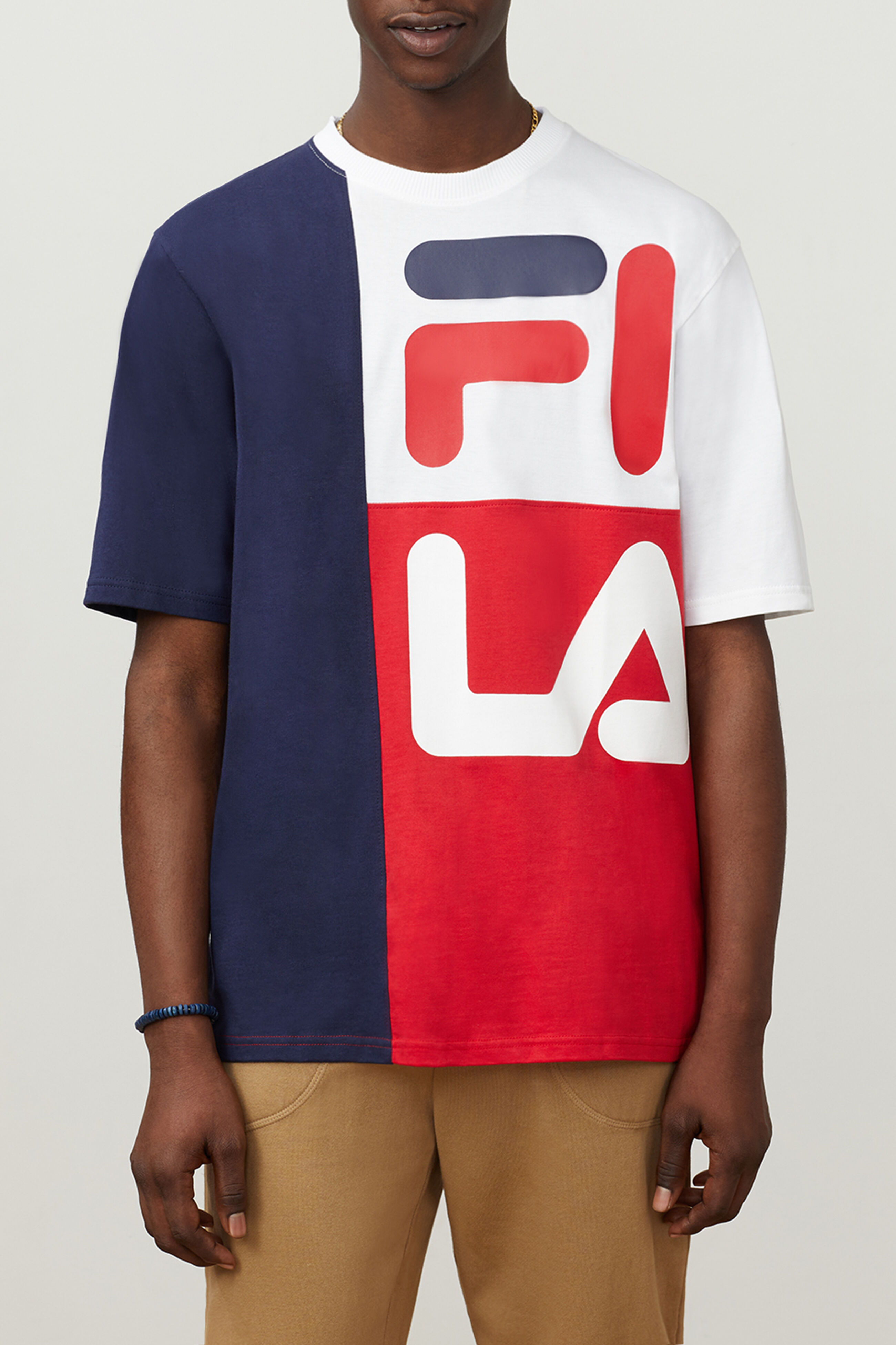 Fila tri color hotsell tee