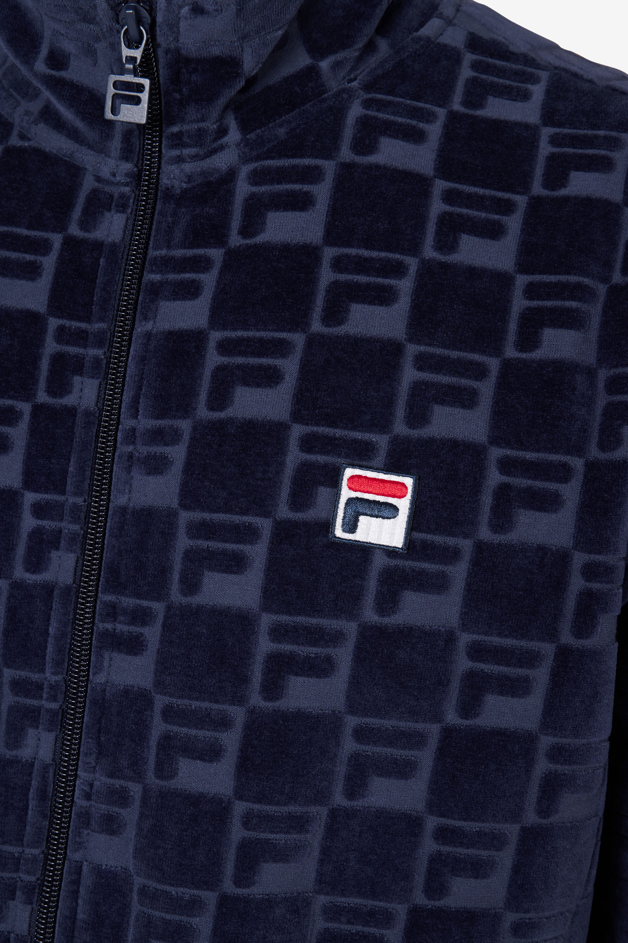 Jacquard Velour Track Jacket | Fila