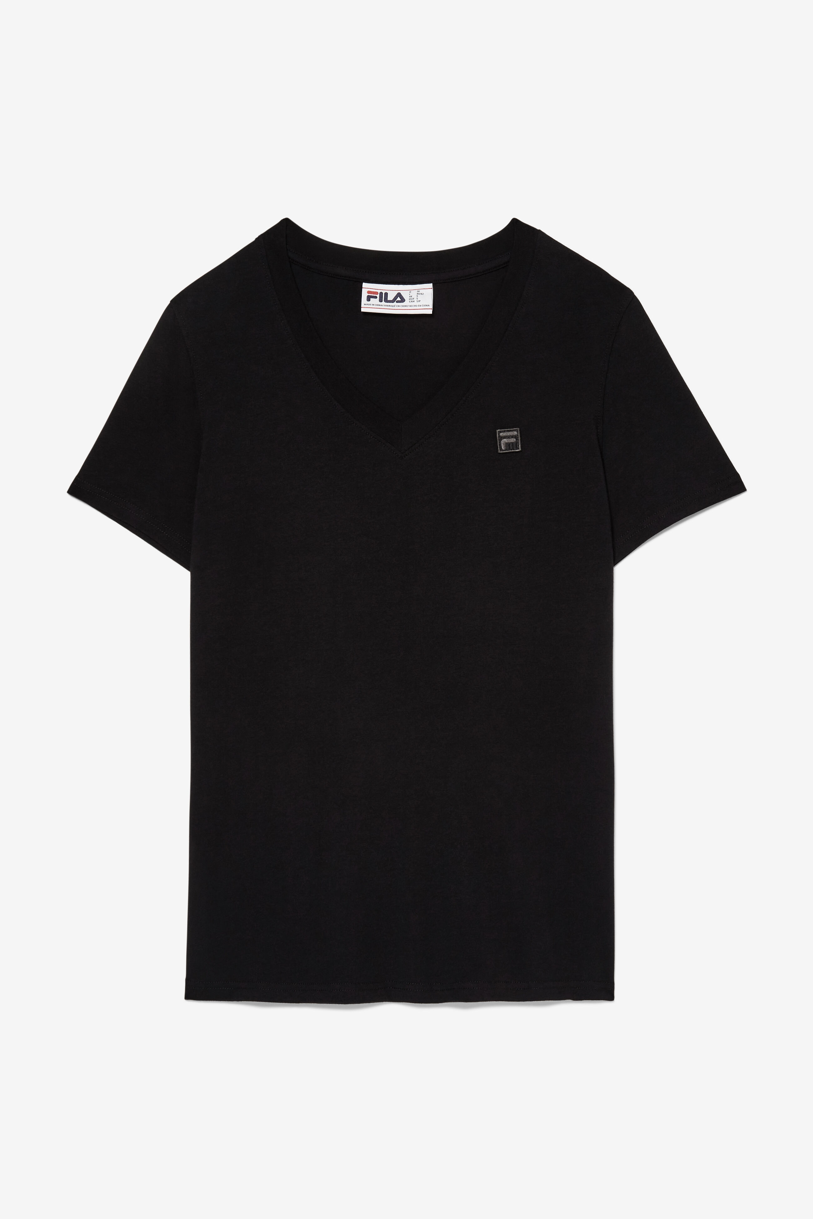 Women s Elevated V neck T shirt Fila