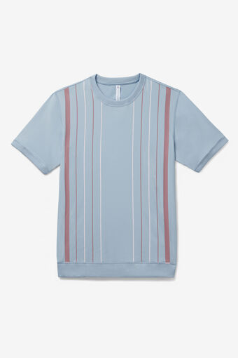 SHORT SLEEVE YD CREW/CBLU/STRPS/Large