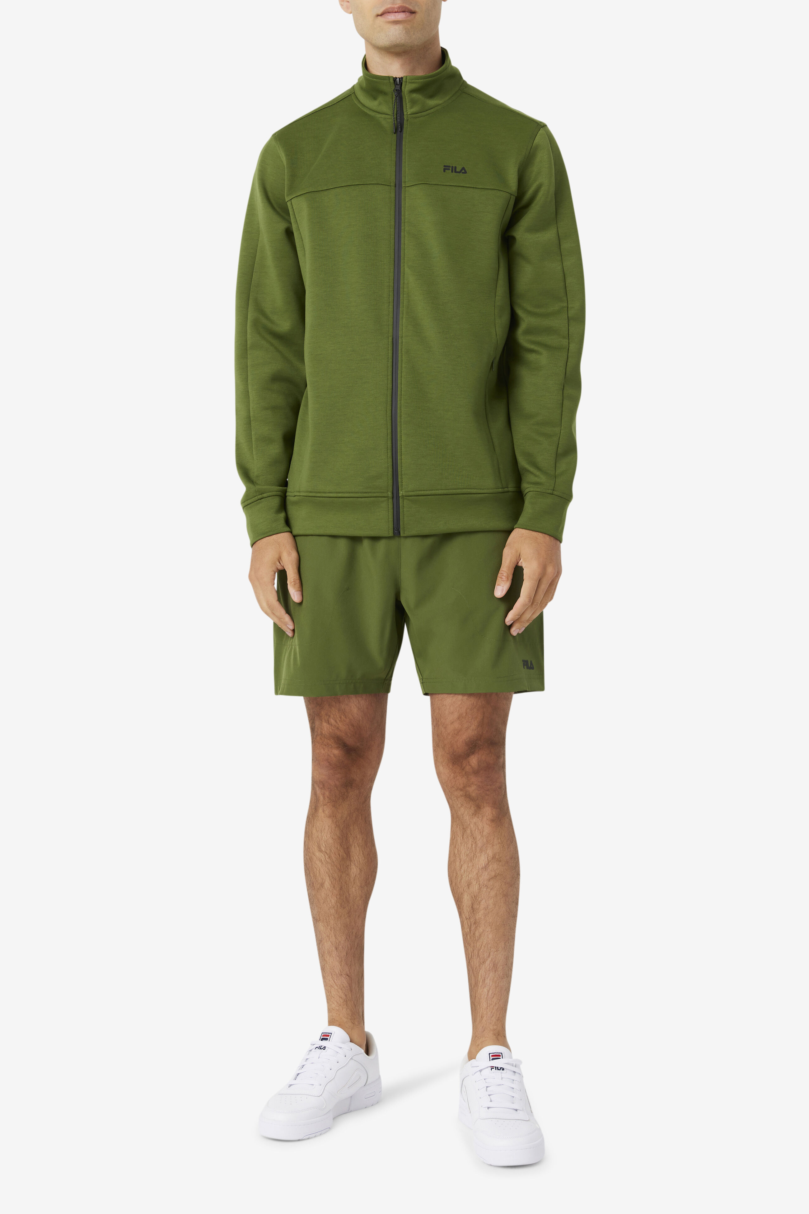 Finula Men s Athletic Shorts With Zipper Pockets Fila