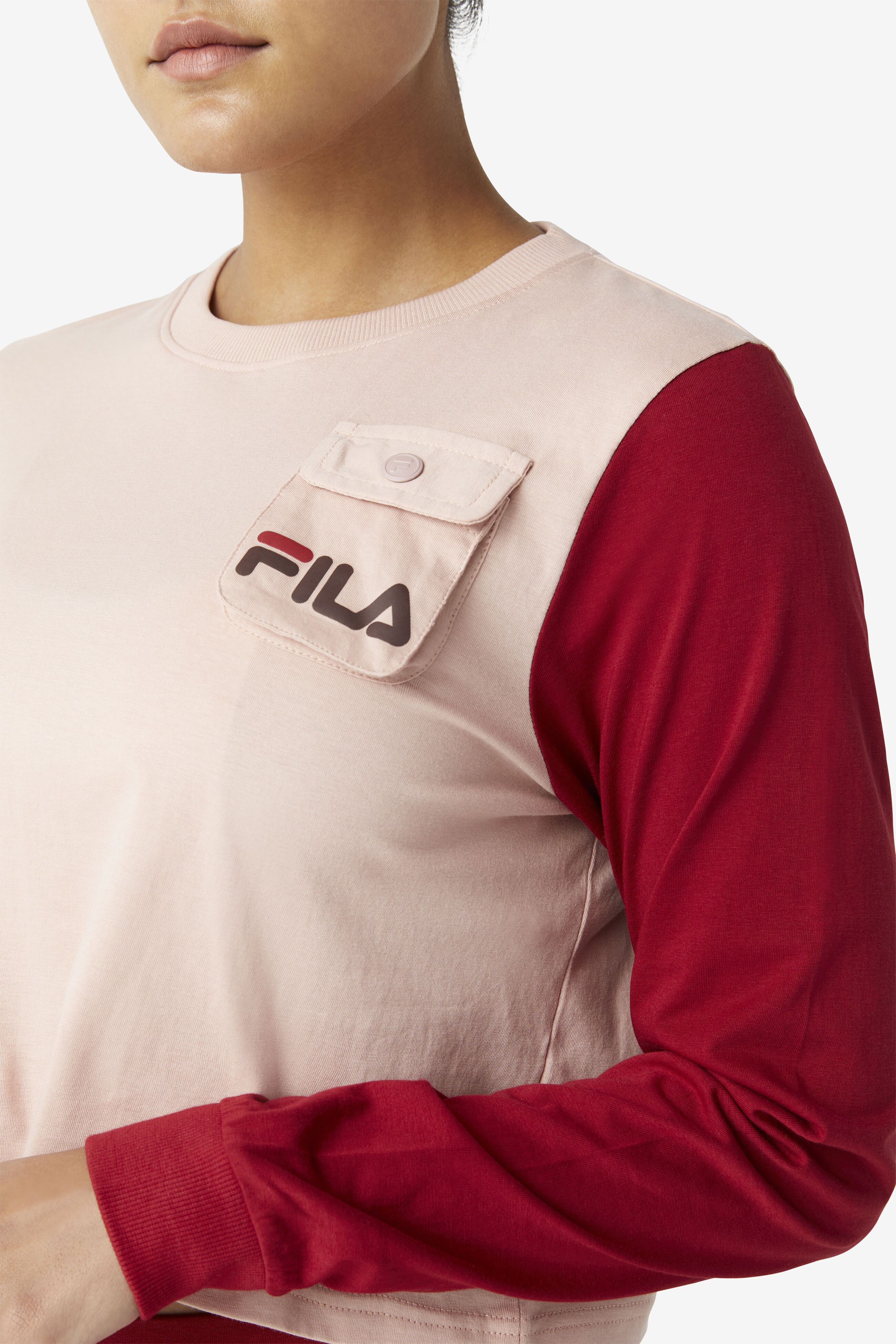 Fila cropped long hot sale sleeve