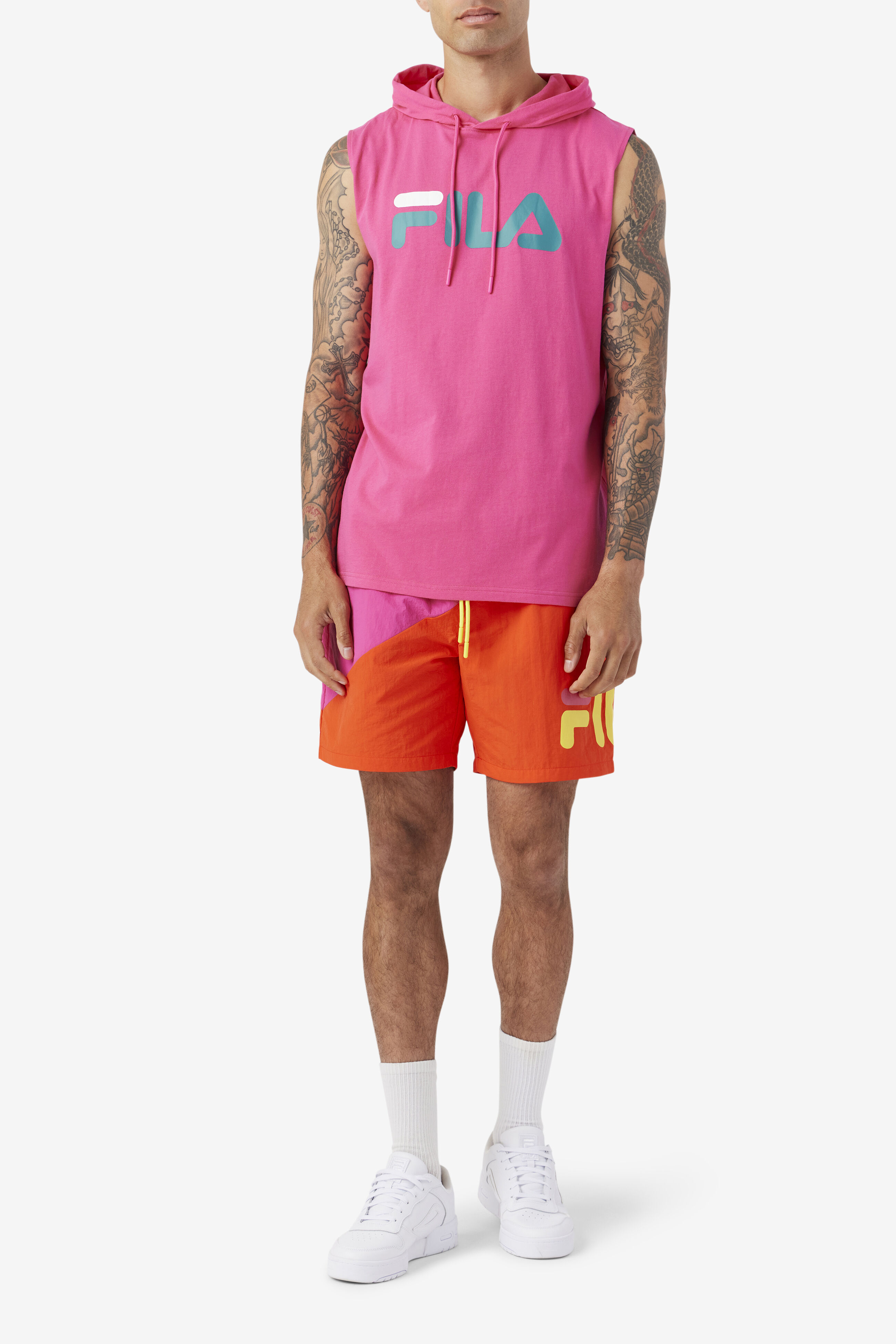 Fila sleeveless online hoodie