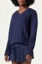 BASELINE CHNKY V-NECK SWEATER