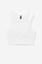 UPLIFT SLICE CROP BRA TOP/WHITE/Large