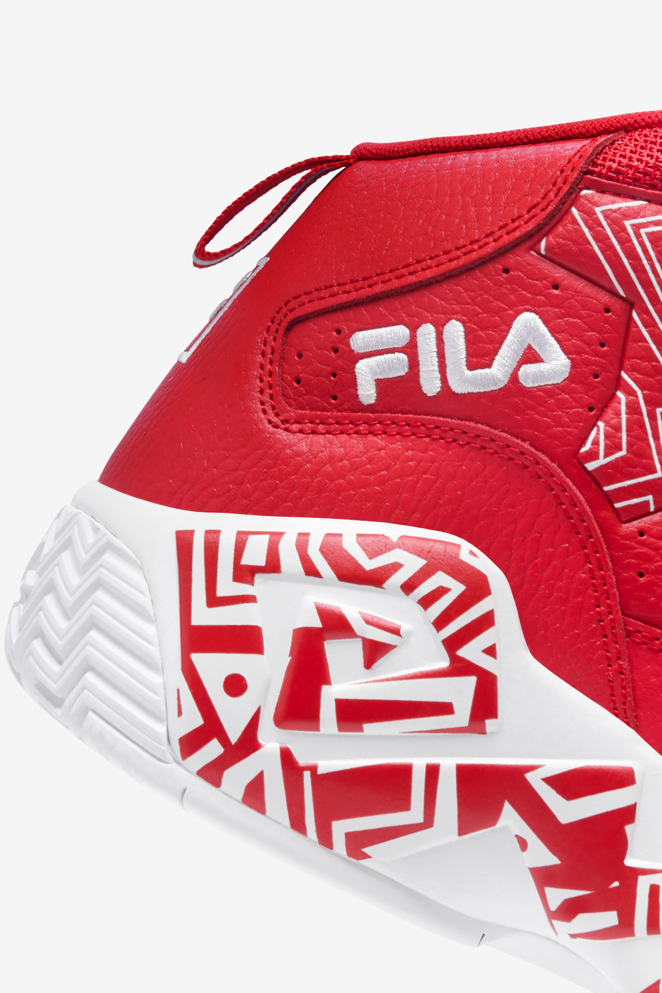 Fila red basketball shoes on sale
