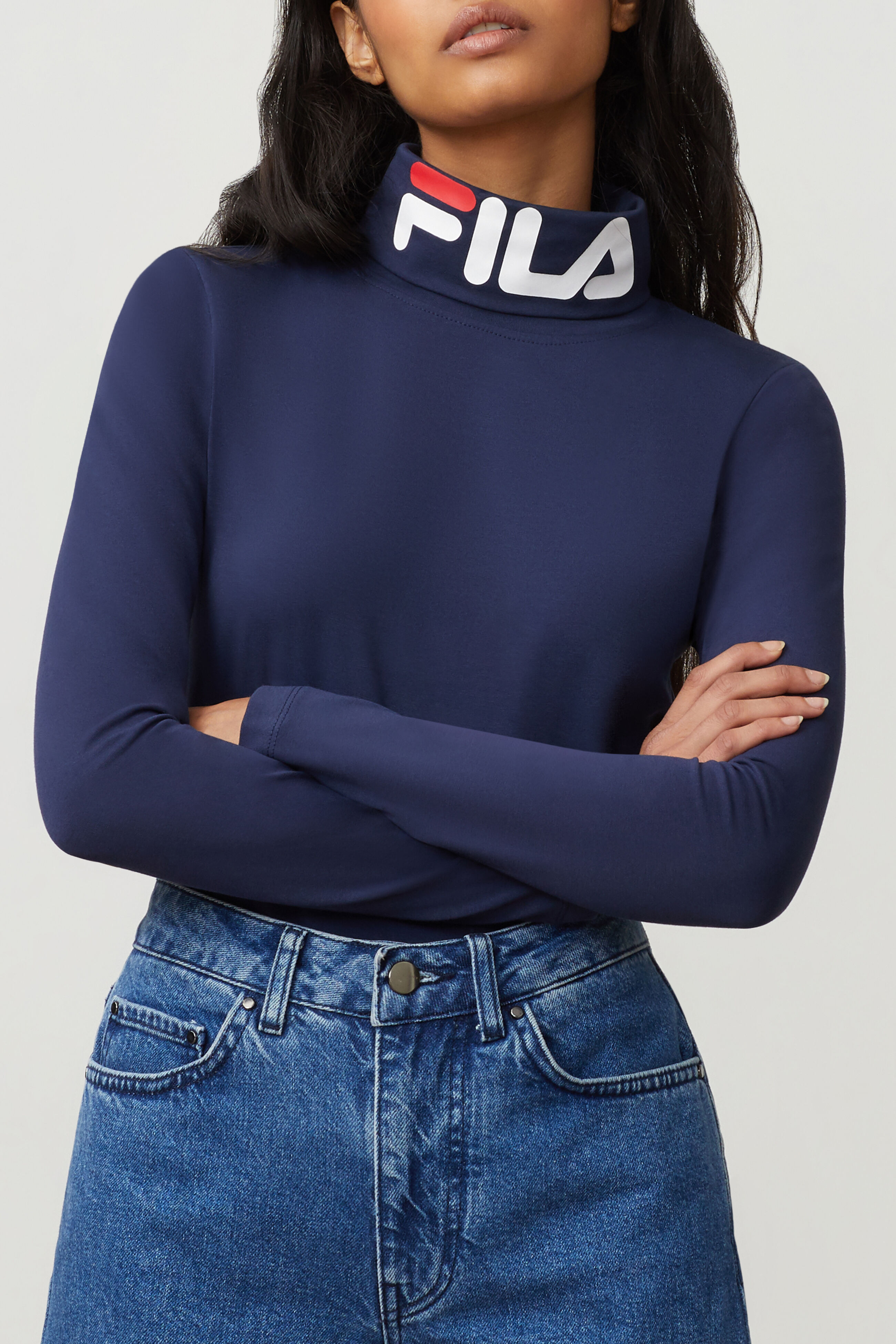 Turtleneck fila top