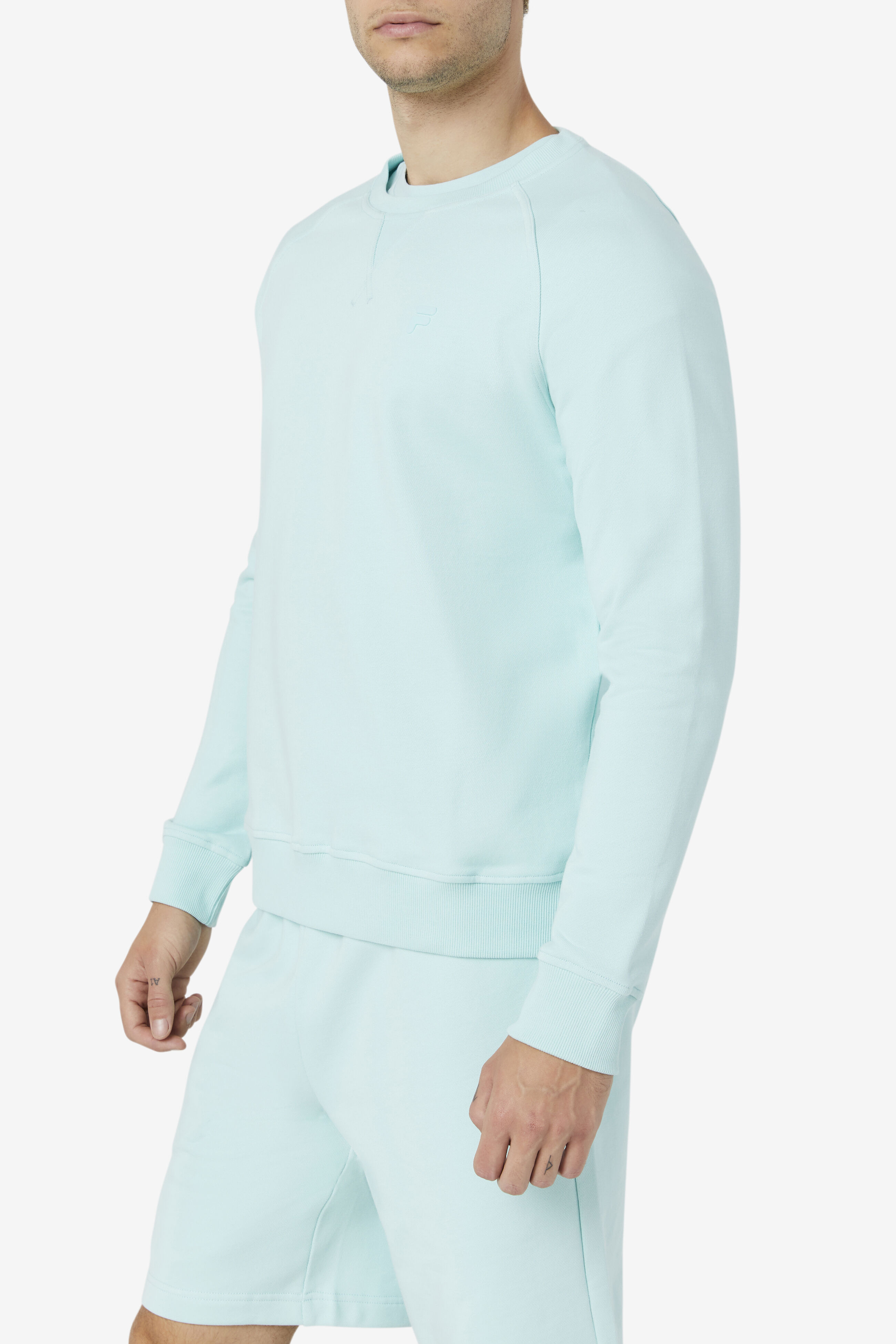 Fila men's french terry crewneck sweatshirt on sale