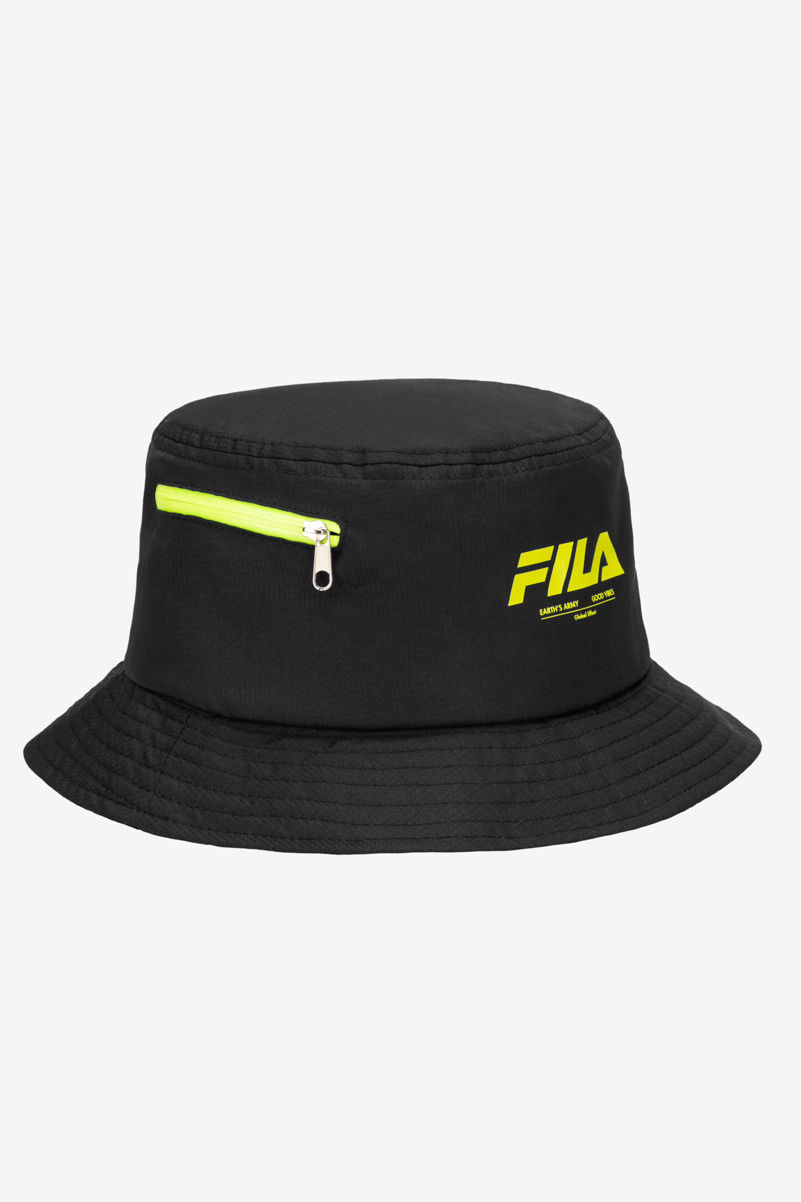 Yellow fila bucket sales hat