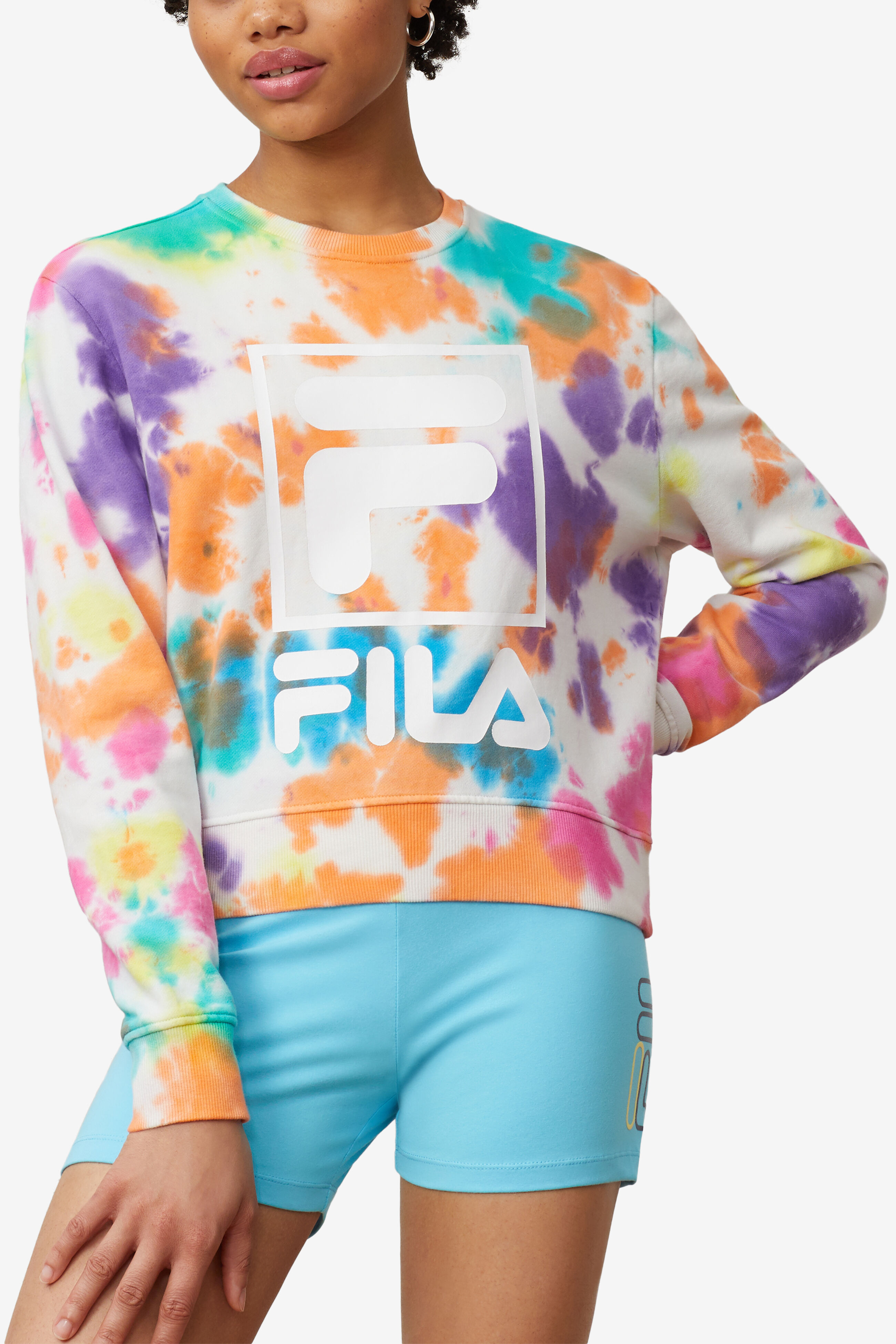 Fila tie sales dye sweatshirt