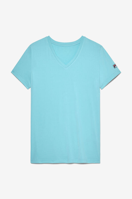 ESSEN SHORT SLEEVE V-NECK TOP