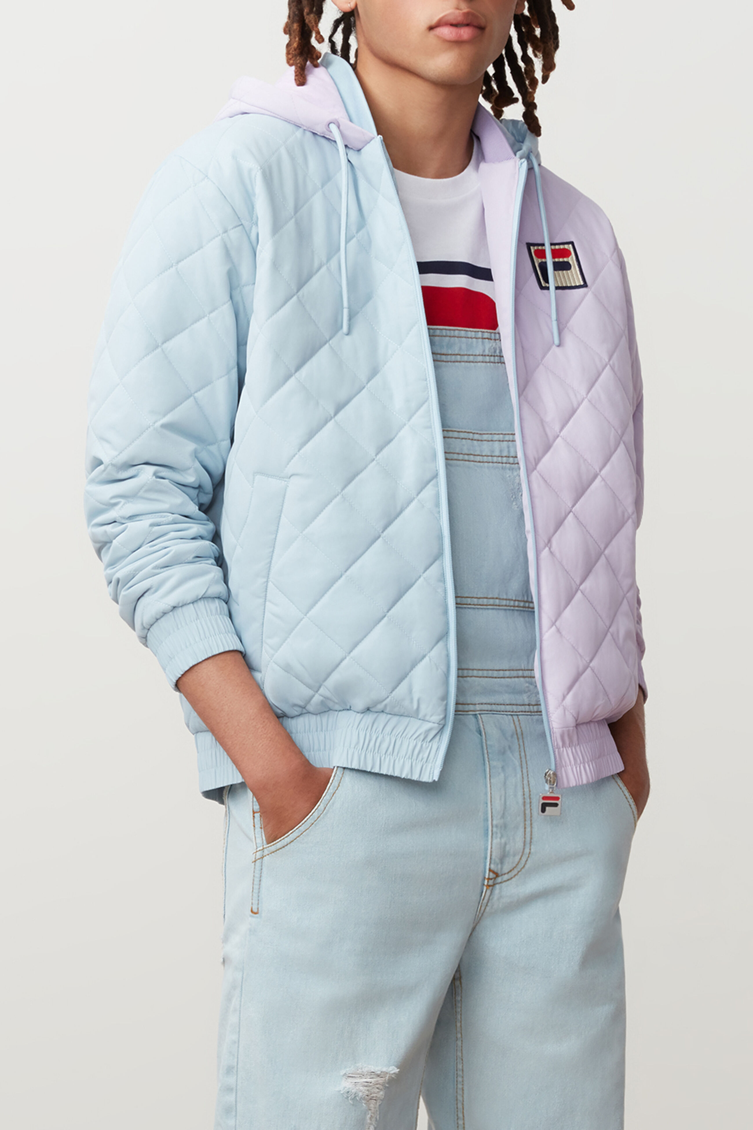 Fila best sale quilted jacket
