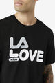 MEN&#39;S LA LOVE TEE/BLACK/Triple Extra Large